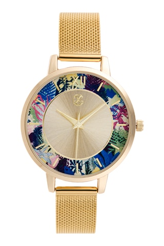 Montre à quartz en alliage - Doré
