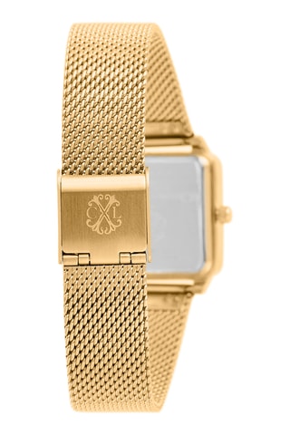 Montre à quartz en métal - Doré et blanc