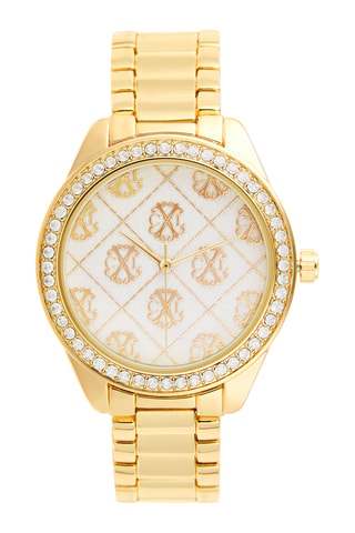 Montre à quartz en alliage - Doré et blanc