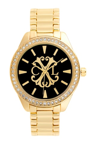 Montre à quartz en alliage - Doré et noir