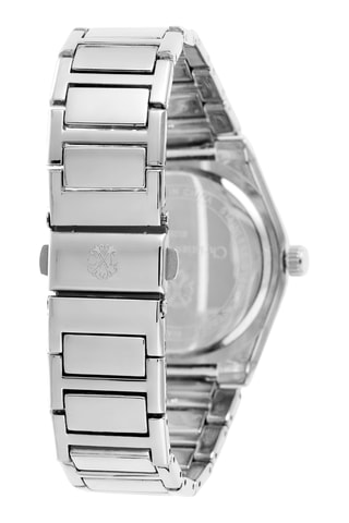 Montre à quartz en alliage - Argenté et noir