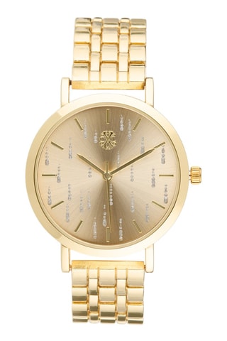 Montre à quartz en alliage - Doré