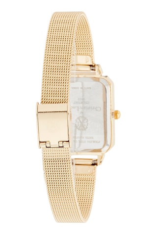 Montre à quartz en alliage Doré et vert foncé