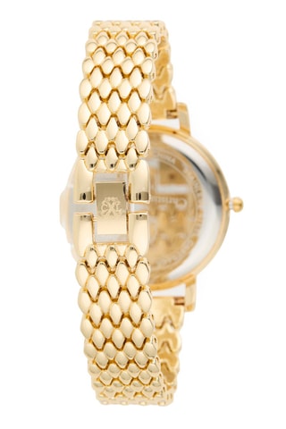 Reloj de cuarzo de metal aleado - Dorado y blanco