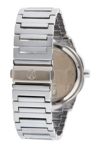 Montre à quartz en alliage - Argenté et bleu foncé
