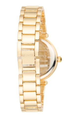 Montre à quartz en alliage - Doré et jaune