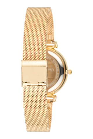 Montre à quartz en alliage - Doré et blanc
