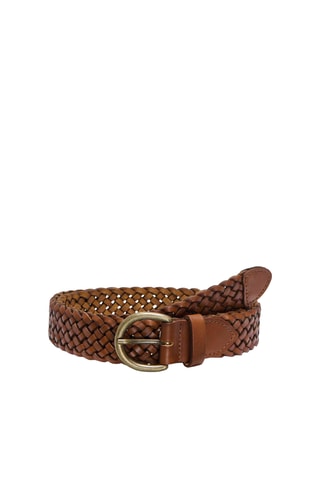 Ceinture en cuir - Marron clair