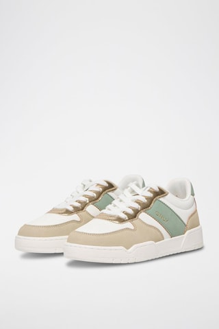 Baskets - Kaki et blanc