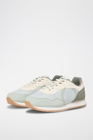 Baskets - Ciel et vert clair