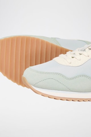 Baskets - Ciel et vert clair