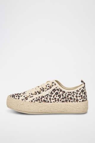 Baskets plateformes - Ecru