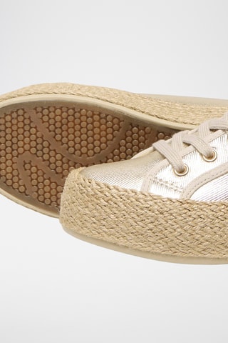 Baskets plateformes - Doré