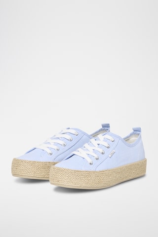 Baskets plateformes - Bleu clair
