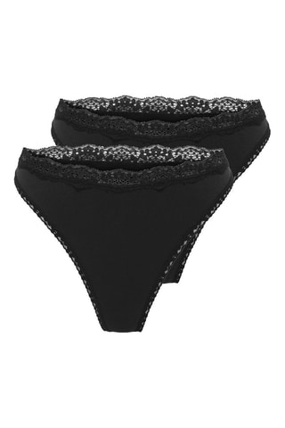 2 tangas - Noir
