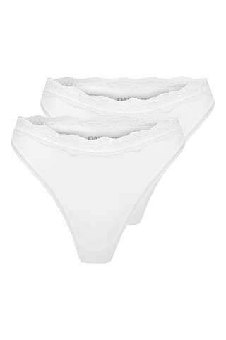 2 tangas - Blanc