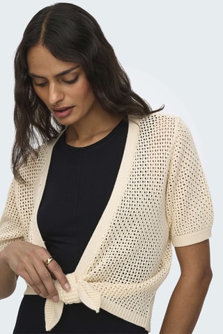Gilet noué - Gris