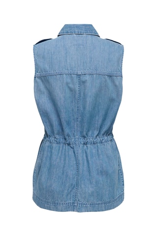 Gilet sans manches en jean - Bleu clair