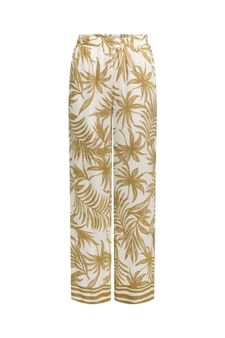 Pantalon regular - Blanc
