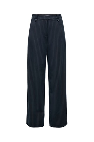 Pantalon wide legs - Bleu marine