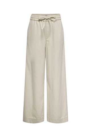 Pantalon wide legs - Gris clair