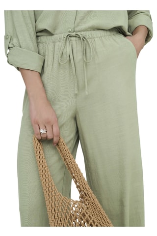 Pantalon wide legs - Gris