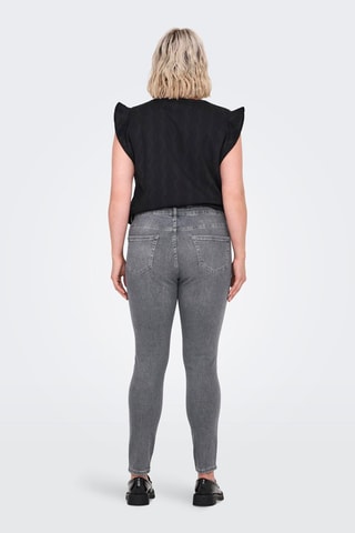 Jean skinny en coton biologique - Gris