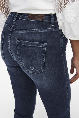 Jean skinny en coton biologique - Bleu foncé