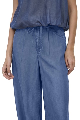 Jean wide legs - Bleu cobalt