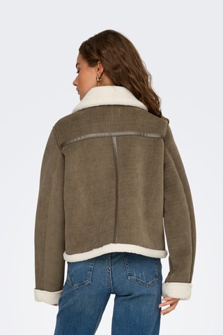 Veste en velours - Kaki