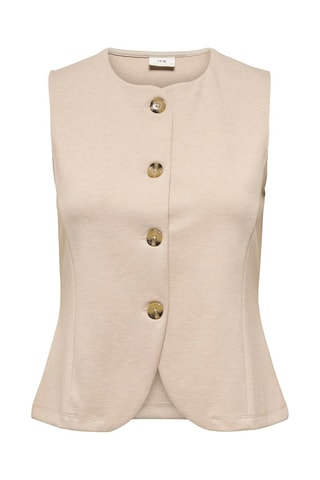 Veste sans manches - Beige