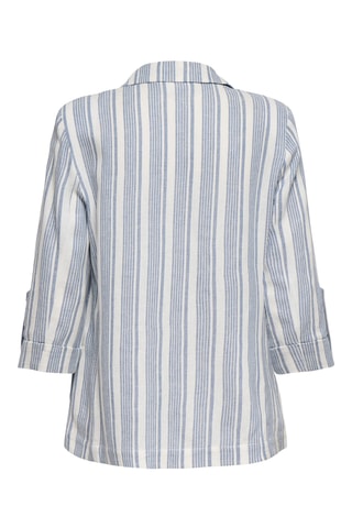 Veste en lin - Blanc et ciel