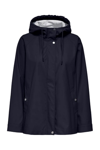 Imperméable à capuche - Bleu nuit