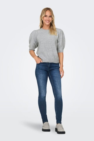 Top - Gris clair chiné