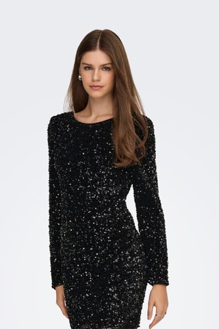 Robe droite - Noir