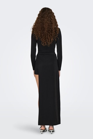 Robe trompe-l’œil - Noir