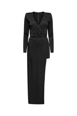 Robe trompe-l’œil - Noir