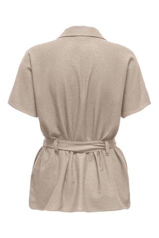 Chemisier en lin - Gris clair