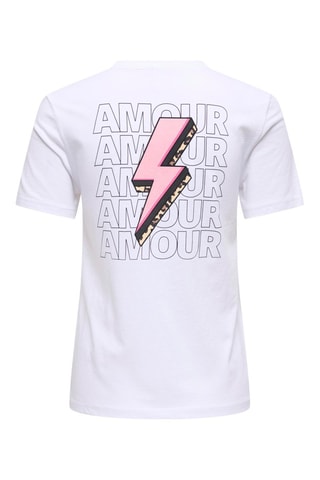 T-shirt regular en coton biologique - Blanc