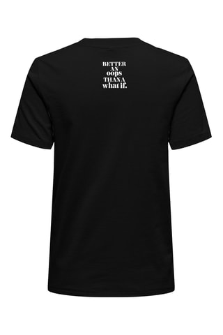 T-shirt regular en coton biologique - Noir