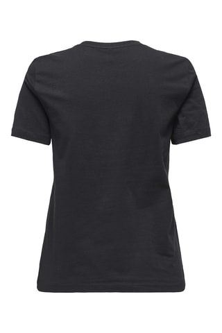 T-shirt regular en coton biologique - Noir