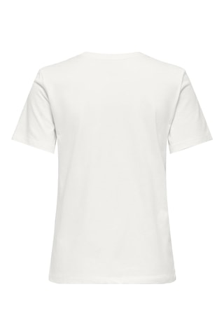 T-shirt regular en coton biologique - Blanc