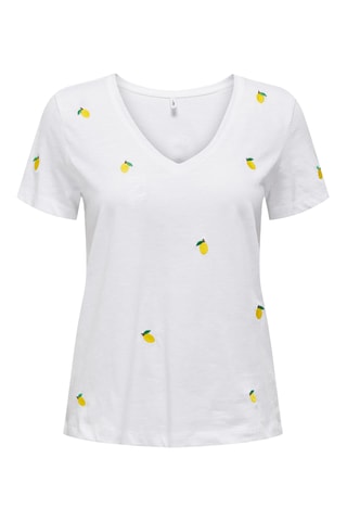 T-shirt regular en coton biologique - Blanc