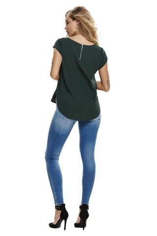 Blouse - Vert-gris