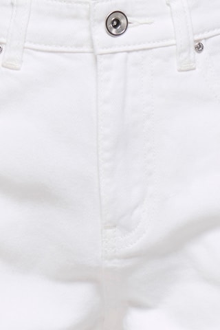 Short regular en jean - Blanc