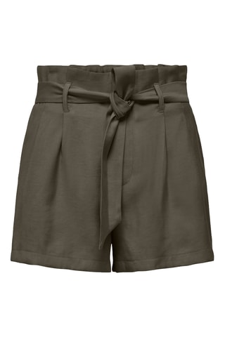 Short regular taille haute - Gris foncé