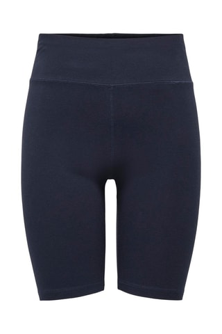 Cycliste en coton biologique taille haute - Bleu marine