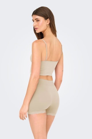 Short taille haute - Taupe