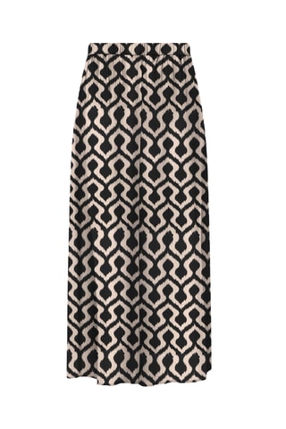 Jupe longue - Noir et beige
