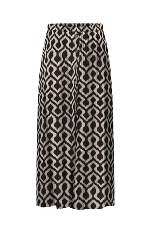 Jupe longue - Noir et beige